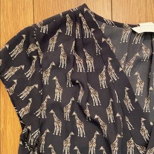 H&M Giraffe Blouse